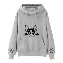 MARITEX - Poleron Estampado Perro Dog Chihuahua Moda Mujer