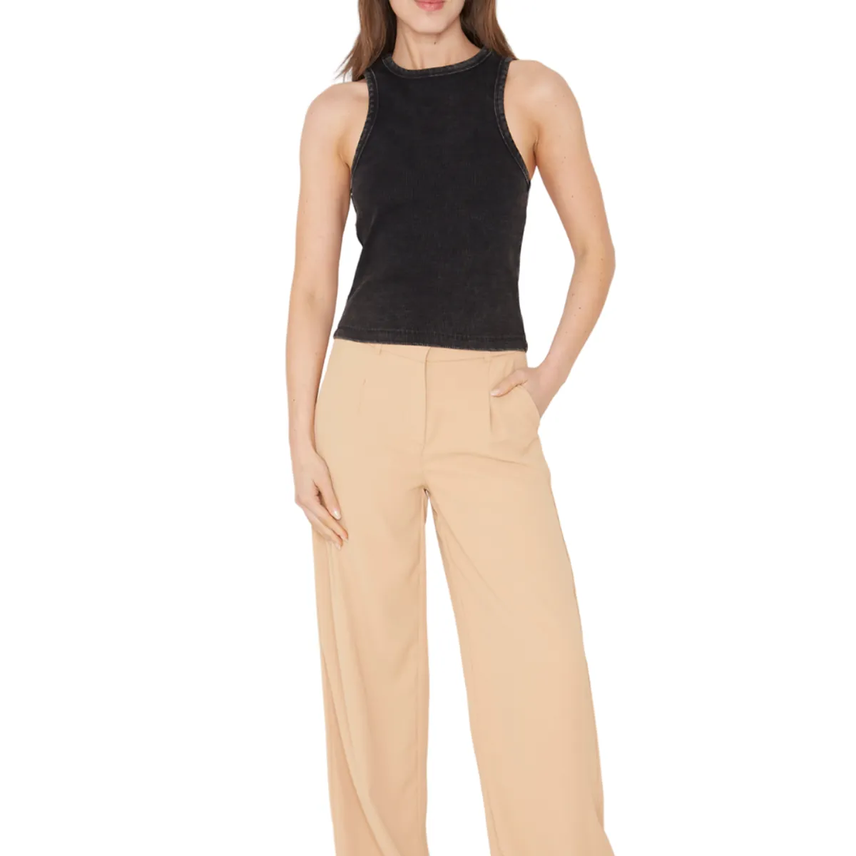 JACINTA TIENDA - Pantalón Lupe camel Jacinta Tienda