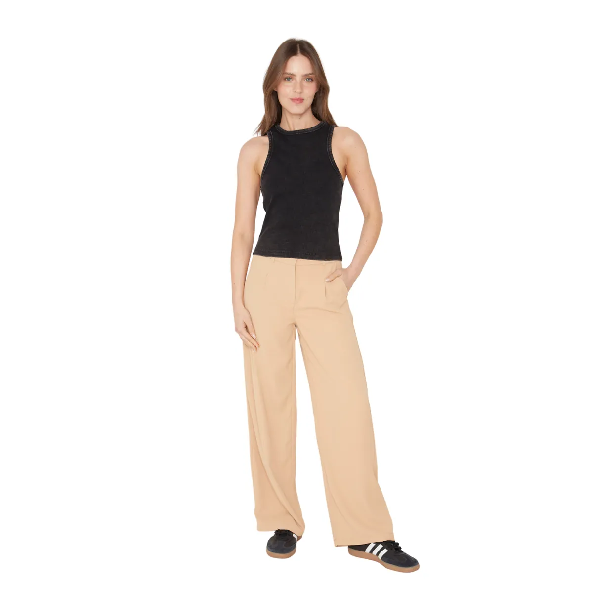 JACINTA TIENDA - Pantalón Lupe camel Jacinta Tienda