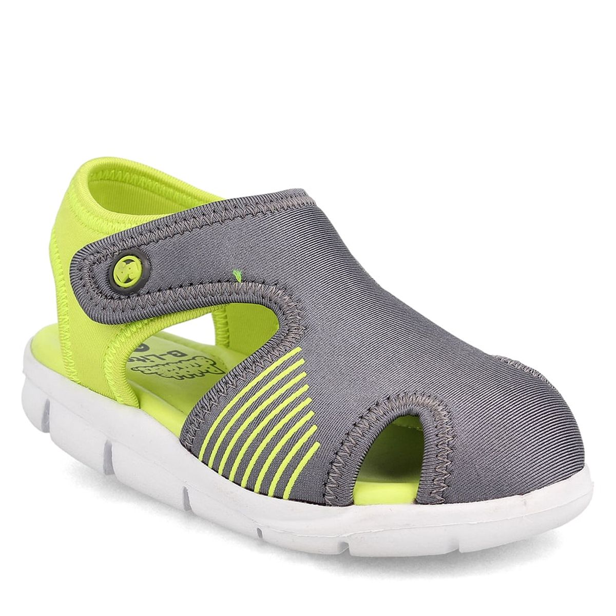BUBBLE GUMMERS - Sandalia  Niño Bubblegummers Bentley Gris-Amarillo