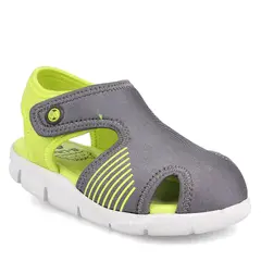 BUBBLE GUMMERS - Sandalia Niño Bubblegummers Bentley Gris-Amarillo