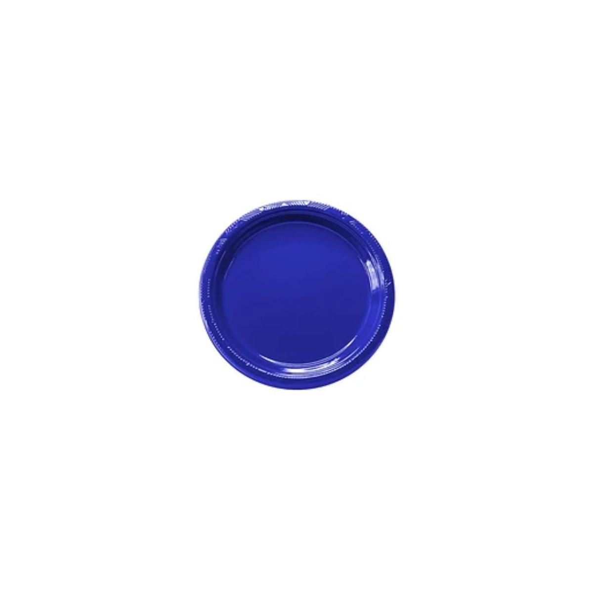 GENERICO - Plato Plastico Redondo18cm Azul