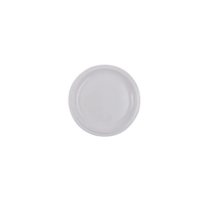 GENERICO - Platos Plasticos Blanco 168mm 10pcs