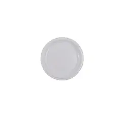 GENERICO - Platos Plasticos Blanco 168mm 25pcs