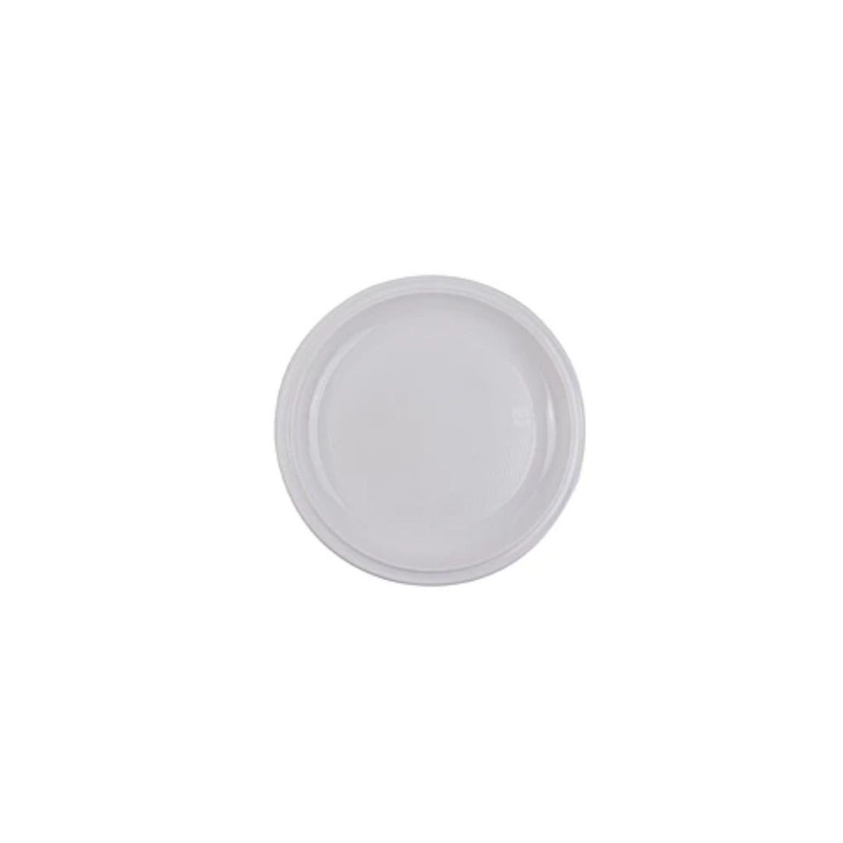 GENERICO - Platos Plasticos Blanco 205mm 10pcs