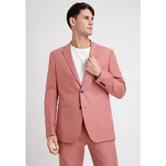 PERRY ELLIS - Chaqueta Hombre Lino Suit Separates Rosa Viejo
