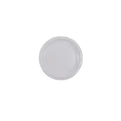 GENERICO - Platos Plasticos Blancos 25cm 5pcs
