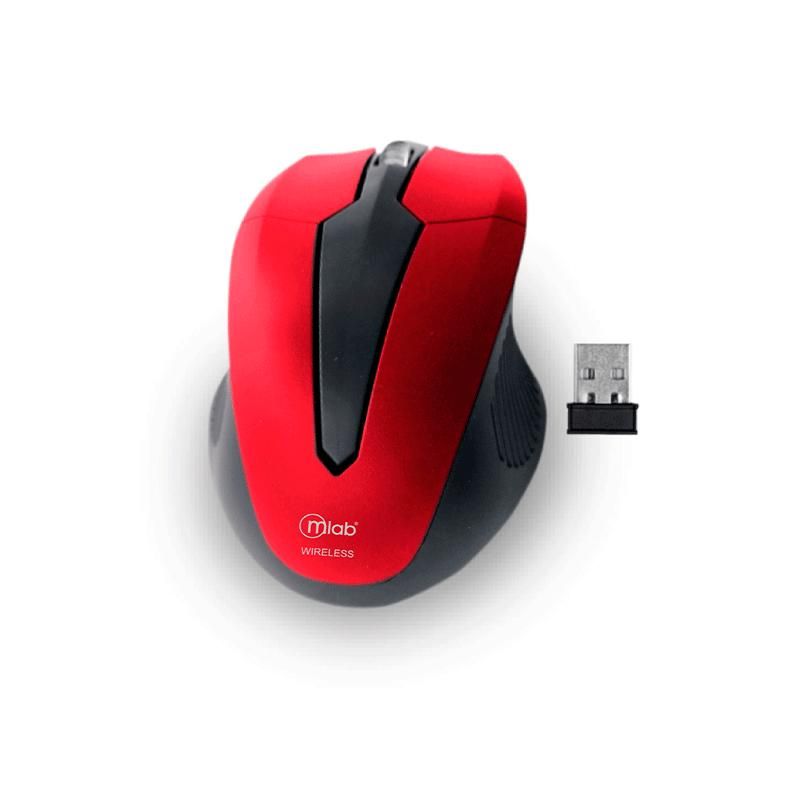 MLAB - Mouse Inalámbrico Usb Tw 800 Advanced Mlab Rojo MLAB