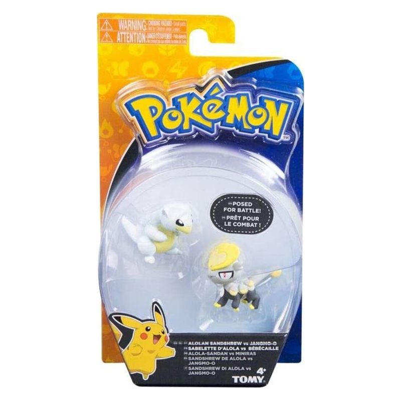 BANDAI - Pokemon - Alolan Sandshrew Vs Jangmo-O - Pack 2