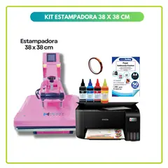 GENERICO - ESTAMPADORA Profesional 38x38 KIT SUBLIMACION 06 OCM