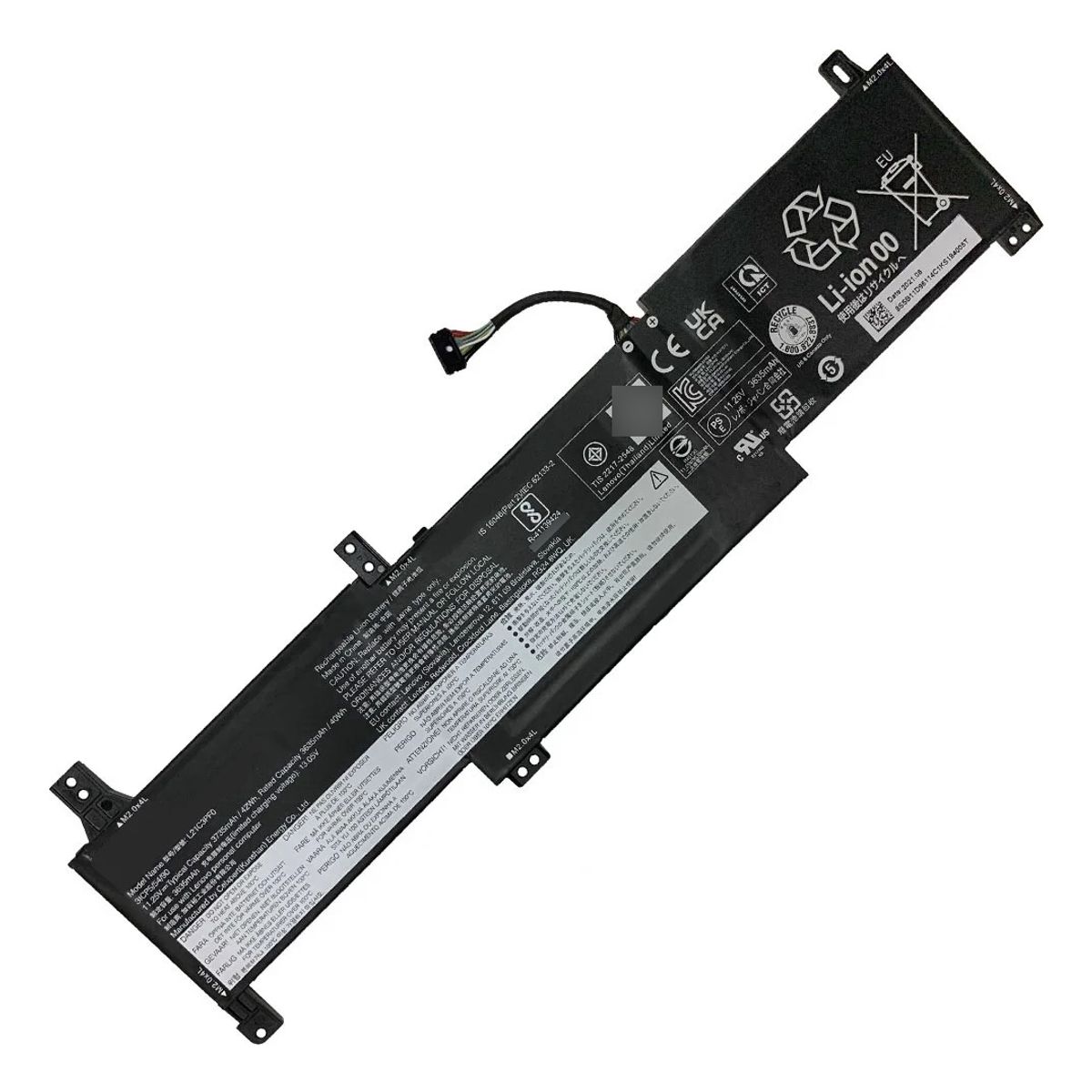 GENERICO - Batería Para L20m3pf0 Para Lenovo Ideapad 3-14itl6 3-15itl6