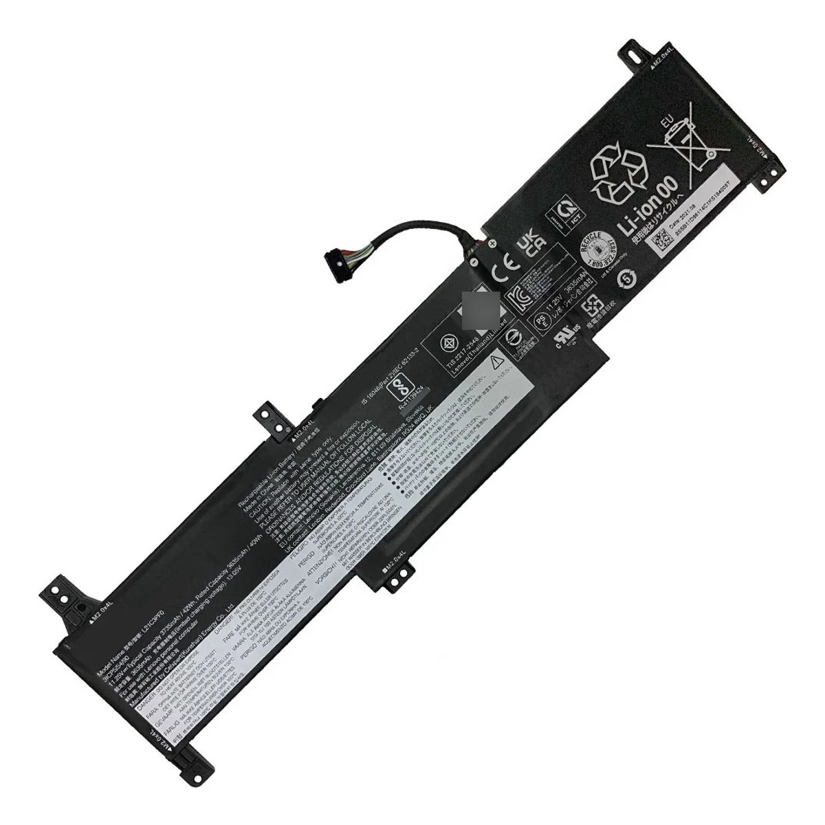GENERICO - Batería Para L20m3pf0 Para Lenovo Ideapad 3-14itl6 3-15itl6