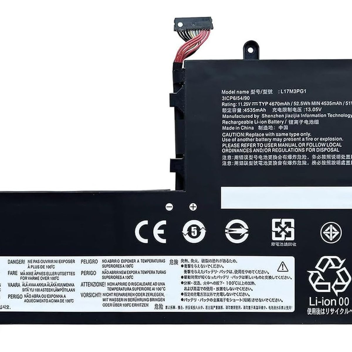 GENERICO - Bateria L17m3pg1  Para Lenovo Legion Y530-15ich Y730 Series