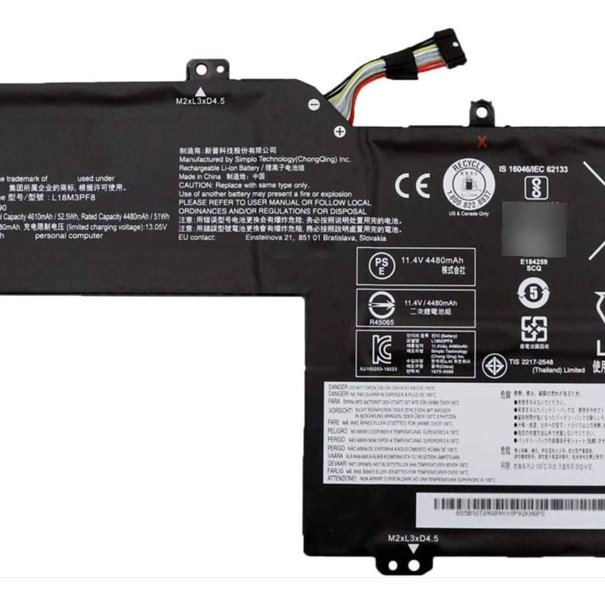 GENERICO - Bateria L18l3pf4 Para Lenovo Ideapad S540-15iml S540 15