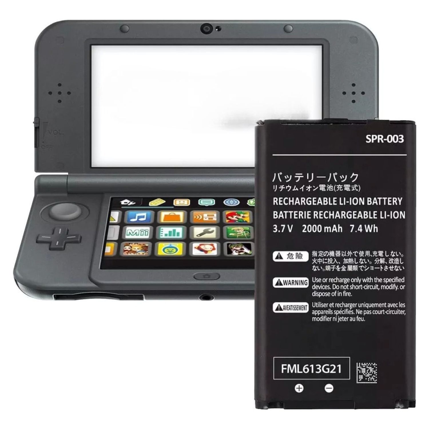 GENERICO Batería Para Consola Nintendo 3ds Xl Y New 3ds Xl spr-003