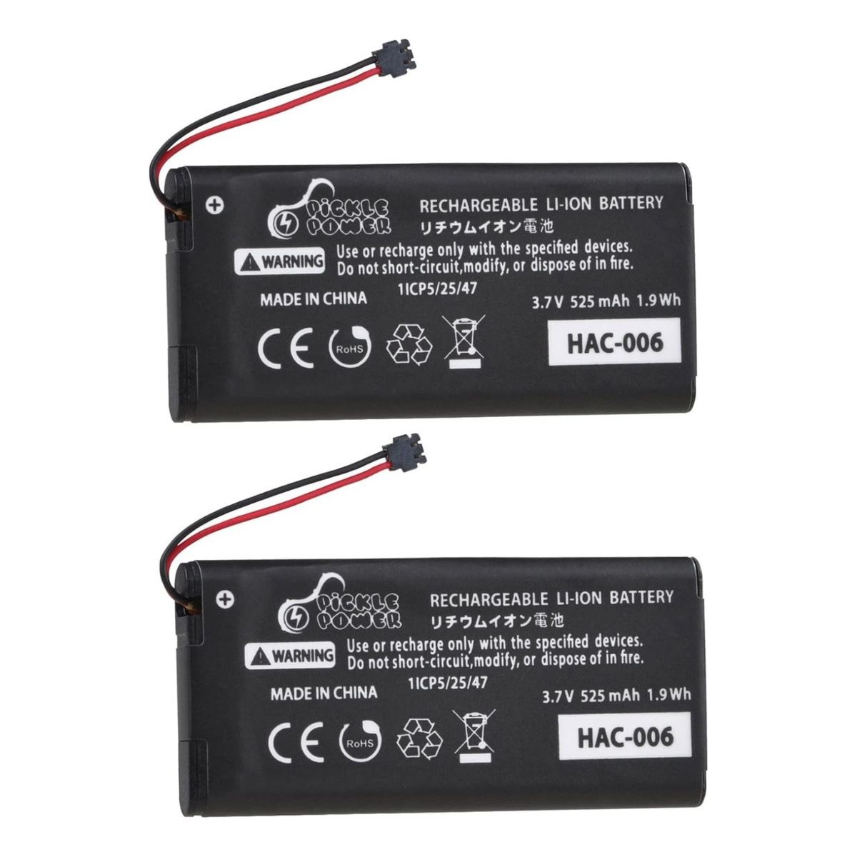 GENERICO - Kit 2 Baterias Repuesto Para Mando Nintendo Switch Joy Con