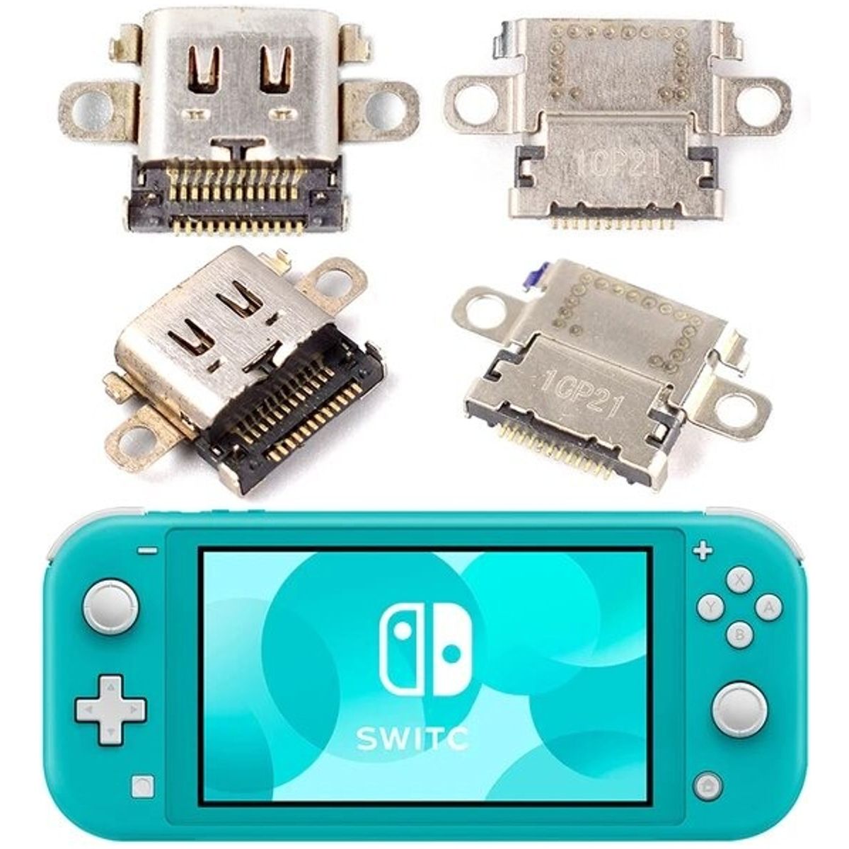 GENERICO - Puerto Pin De Carga Para Consola Nintendo Switch Lite