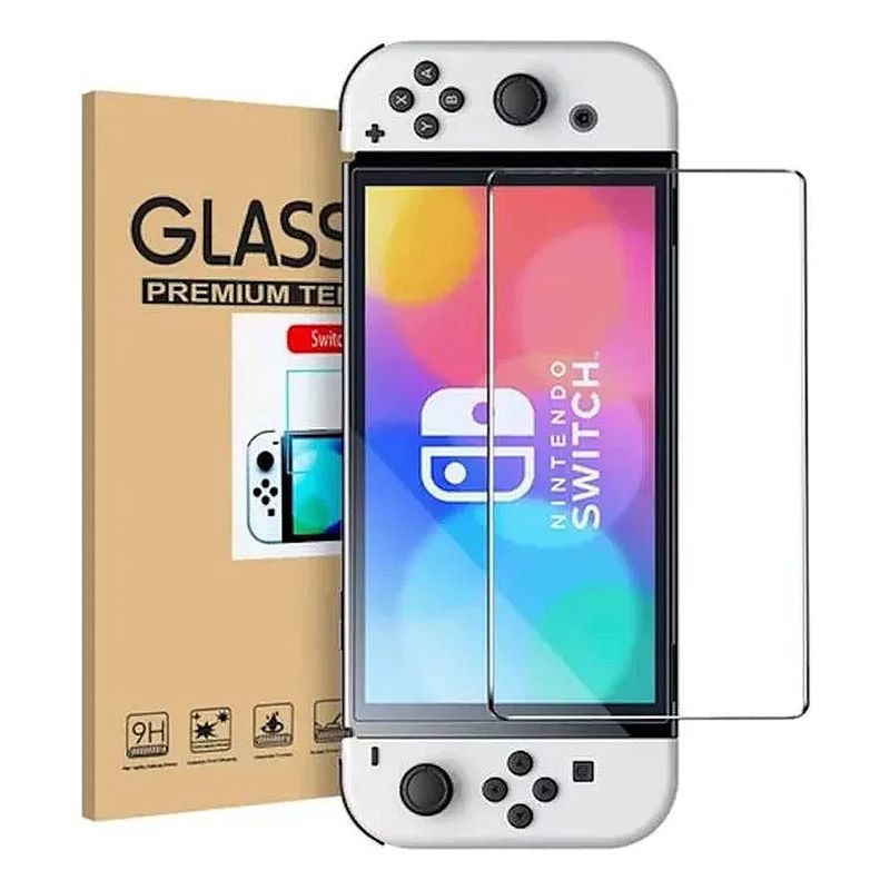 GENERICO - Lamina Mica Vidrio Templado Para Oled Nintendo Switch 2021