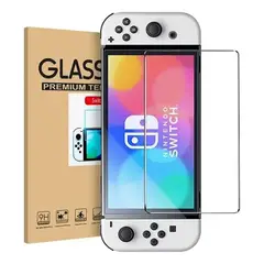 GENERICO - Lamina Mica Vidrio Templado Para Oled Nintendo Switch 2021
