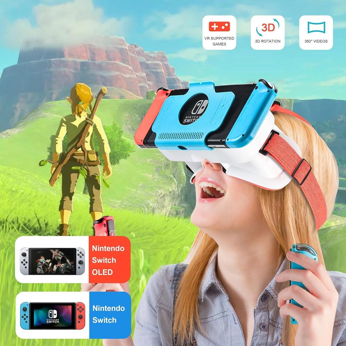 GENERICO - Lentes De Realidad Virtual Juego Para Nintendo Switch  Oled