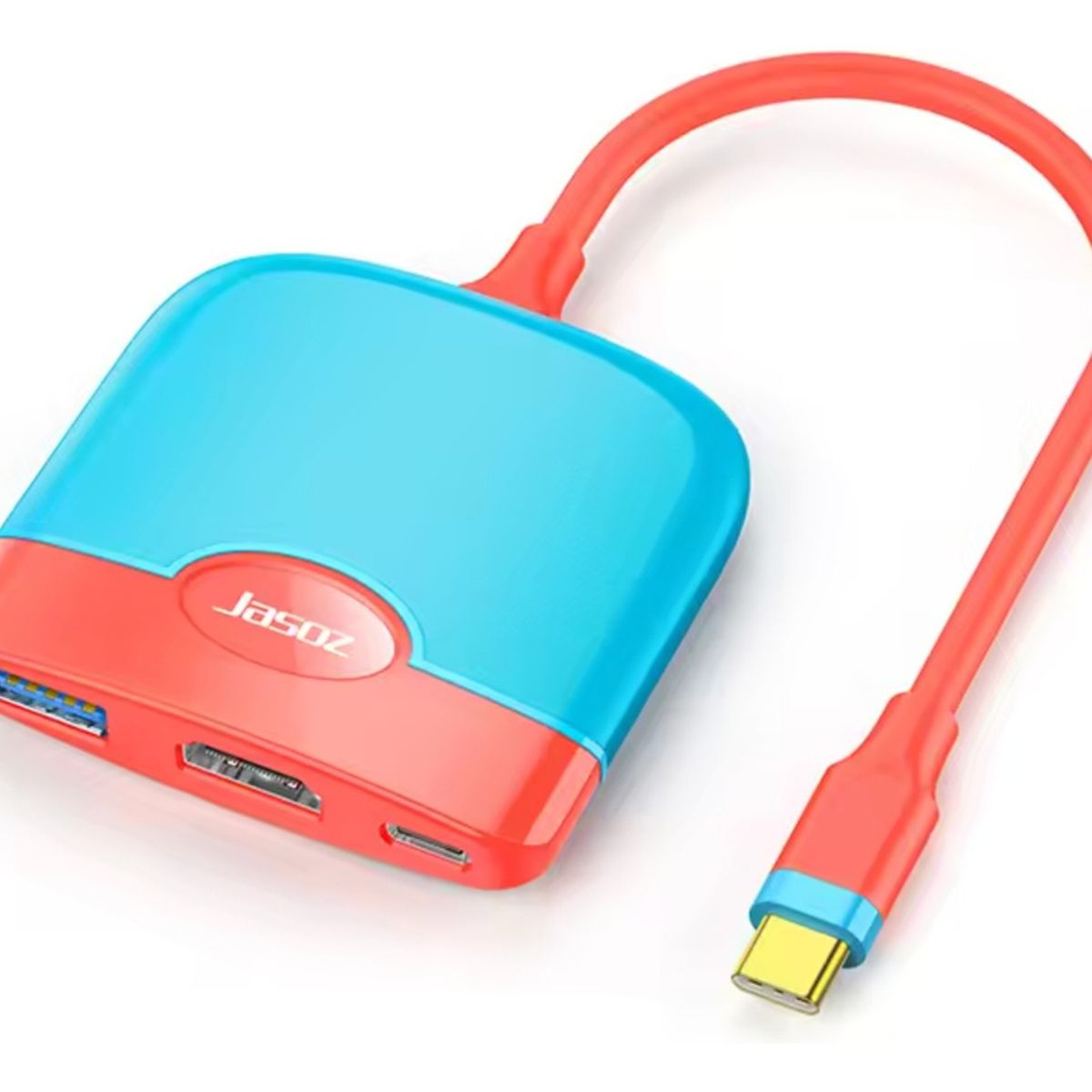 GENERICO - Adaptador Hub Dock Tv Para Nintendo Switch 4k 60hz Usbc Hdmi