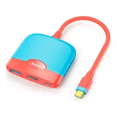 GENERICO - Adaptador Hub Dock Tv Para Nintendo Switch 4k 60hz Usbc Hdmi