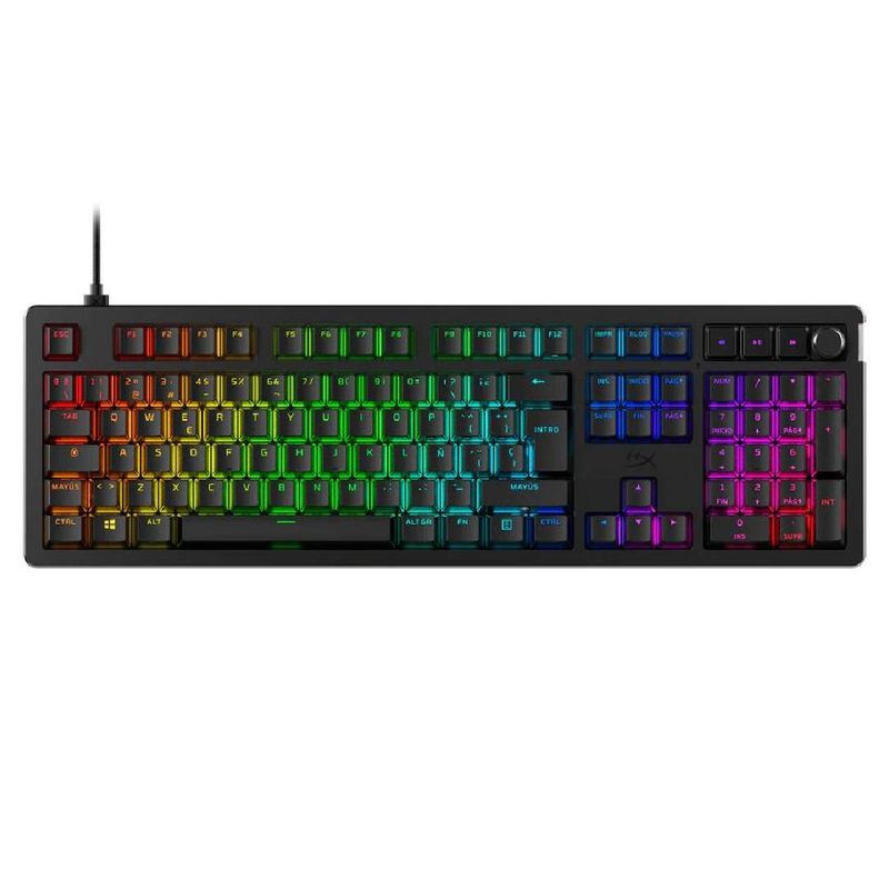 HYPERX - Teclado Gamer HyperX Alloy Rise 100 Mecánico SW Red Negro