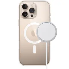 GENERICO - Carcasa Para iPhone 16 Pro Magnética Compatible Magsafe + Cargador