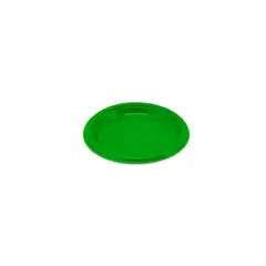 GENERICO - Plato De Carton Verde 18cm 6PCS