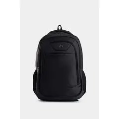 VELEZ - Vélez Mochila Kaiser De Lona y Cuero Para Hombre Negro