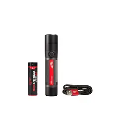 MILWAUKEE - Linterna de enfoque giratorio Redlithium USB 1100L