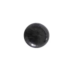 GENERICO - Plato Redondo Negro 6pcs 23cm