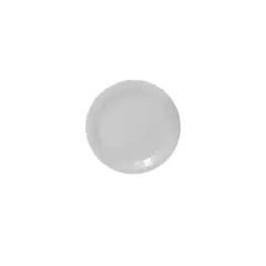 GENERICO - Plato Redondo Blanco 18cm 6pcs