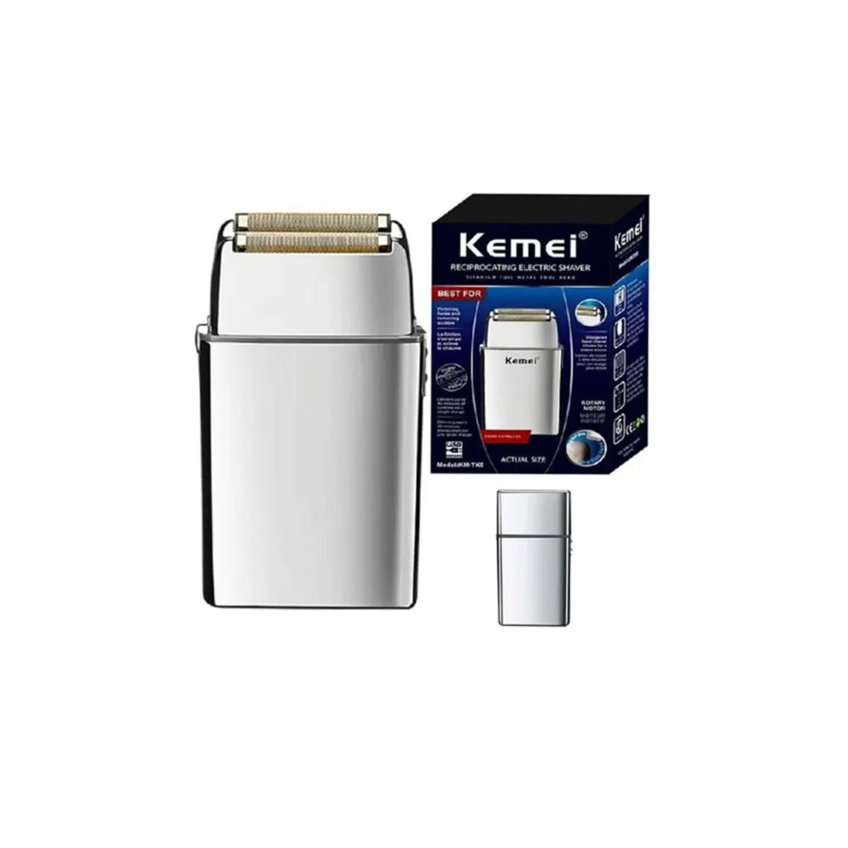 KEMEI - Afeitadora Inalambrica Kemei Shaver Tx5 Recargable