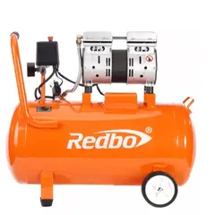 REDBO - Compresor Silencioso De 50 Litros Libre De Aceite / Dental