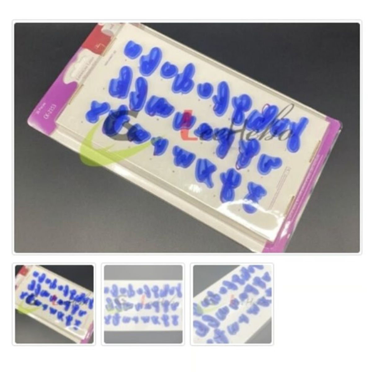 GENERICO - Cortador De Galletas Plastico Letras Minusculas 31 Pcs