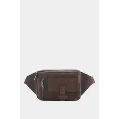 VELEZ - Vélez Riñonera Casual TacubaDe Cuero Vintage Café