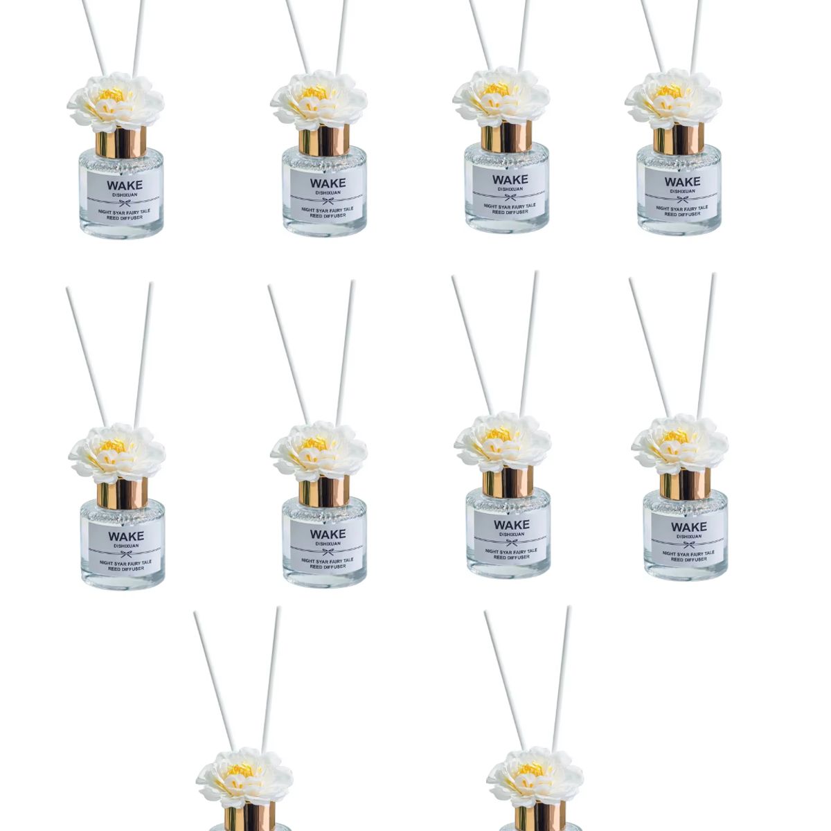 GENERICO - Pack X10 Difusor De Aromas Aromaterapia 50ML Fragancia