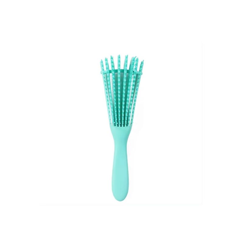 GENERICO - Cepillo Peine Flexible Desenredante Para Cabello Rizo Rizado Calipso