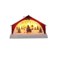 BOHEMIK - Casas Navideñas luminosas Mono de Nieve