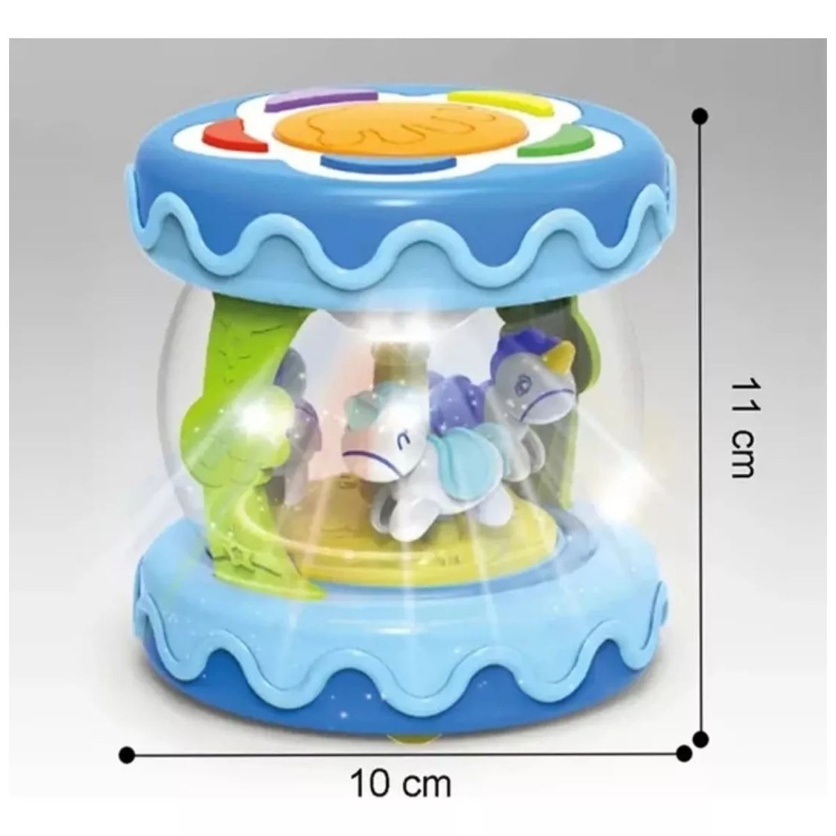 GENERICO - Juguete Carrusel Musical Para Bebé Tambor De Mano