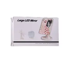 ANGELES DEL HOGAR - Espejo Cosmético Giratorio De maquillaje con Iluminación LED