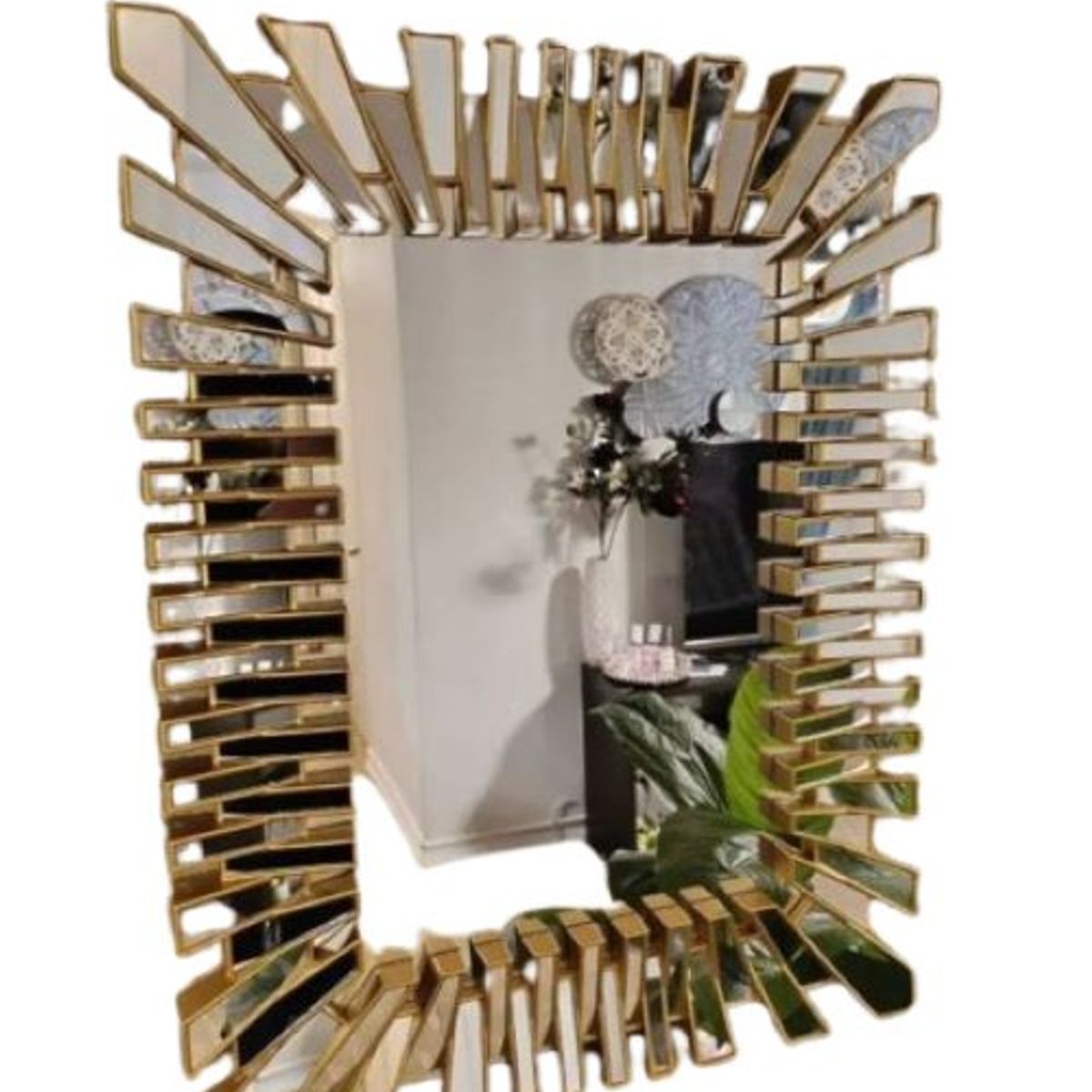 GENERICO - Espejo Elegante de Pared Cuadrado 60x76cm