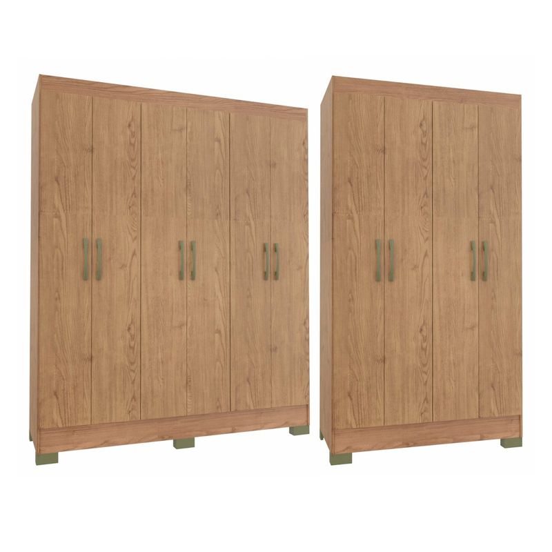 VEKKAHOME - COMBO ROMA BROWN 6P+4P (271123+271119)