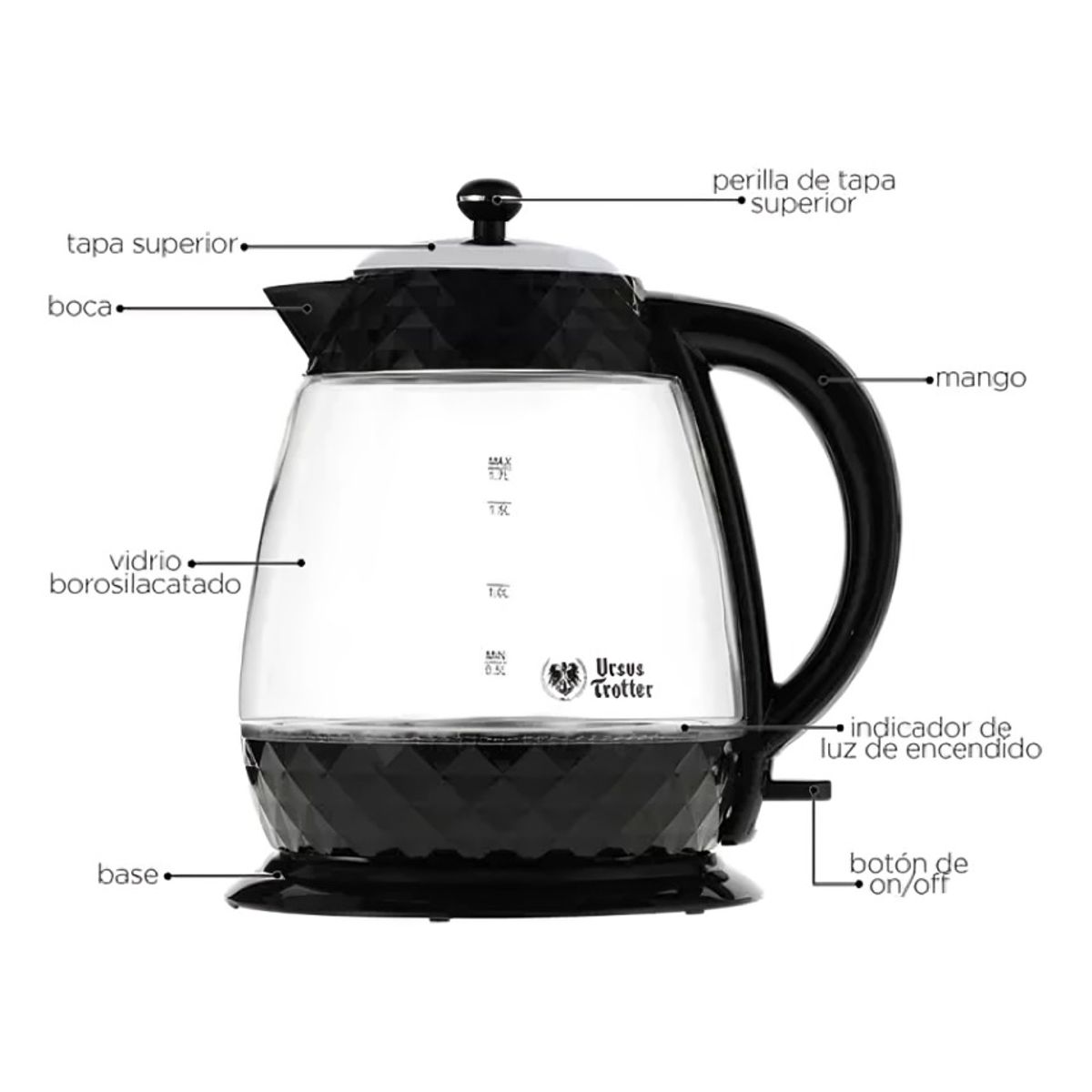 URSUS TROTTER - Hervidor Electrico Ut-Diamonds17 URSUS TROTTER