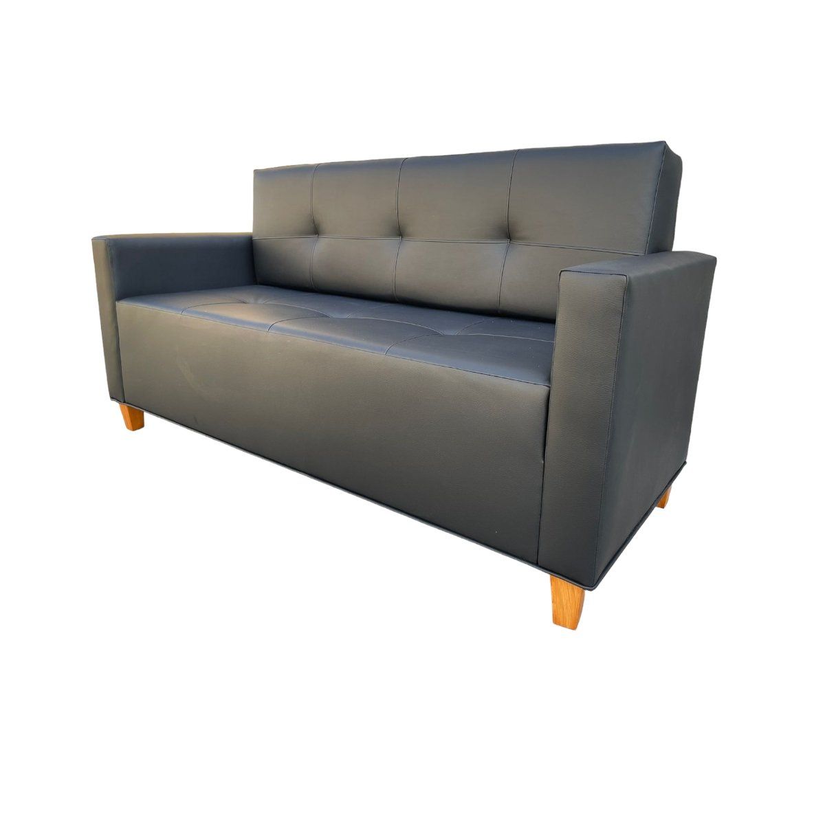 DKORA - SOFA HOME 2 CUERPOS CUERO PU