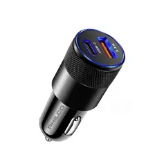 PHILCO - FLP2552B CARGADOR 12/24V USB/C 20W DOBLE NEGRO