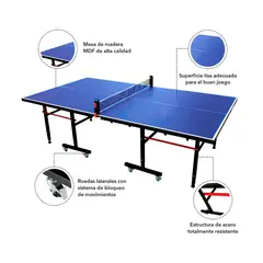 GENERICO - Mesa de Ping Pong plegable profesional