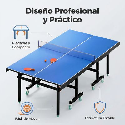 Imagen 2 del producto Mesa de Ping Pong plegable profesional
