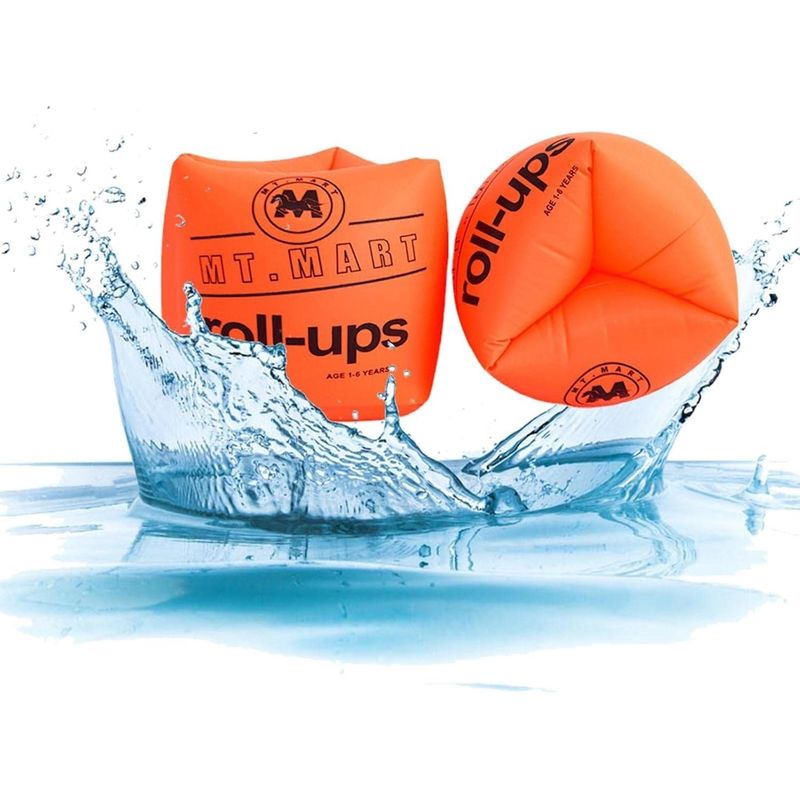 GENERICO - Par Flotador Alitas Inflables Infantiles Natacion Naranja